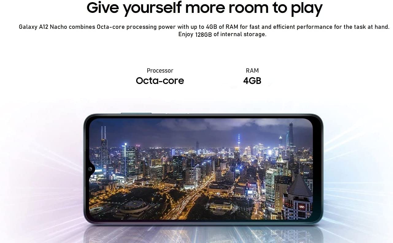 Samsung Galaxy A12 (A127F) 128GB Dual SIM, GSM Unlocked, (CDMA Verizon/Sprint Not Supported) Smartphone International Version (Fast Car Charger Bundle) No Warranty (Black) - Image 4